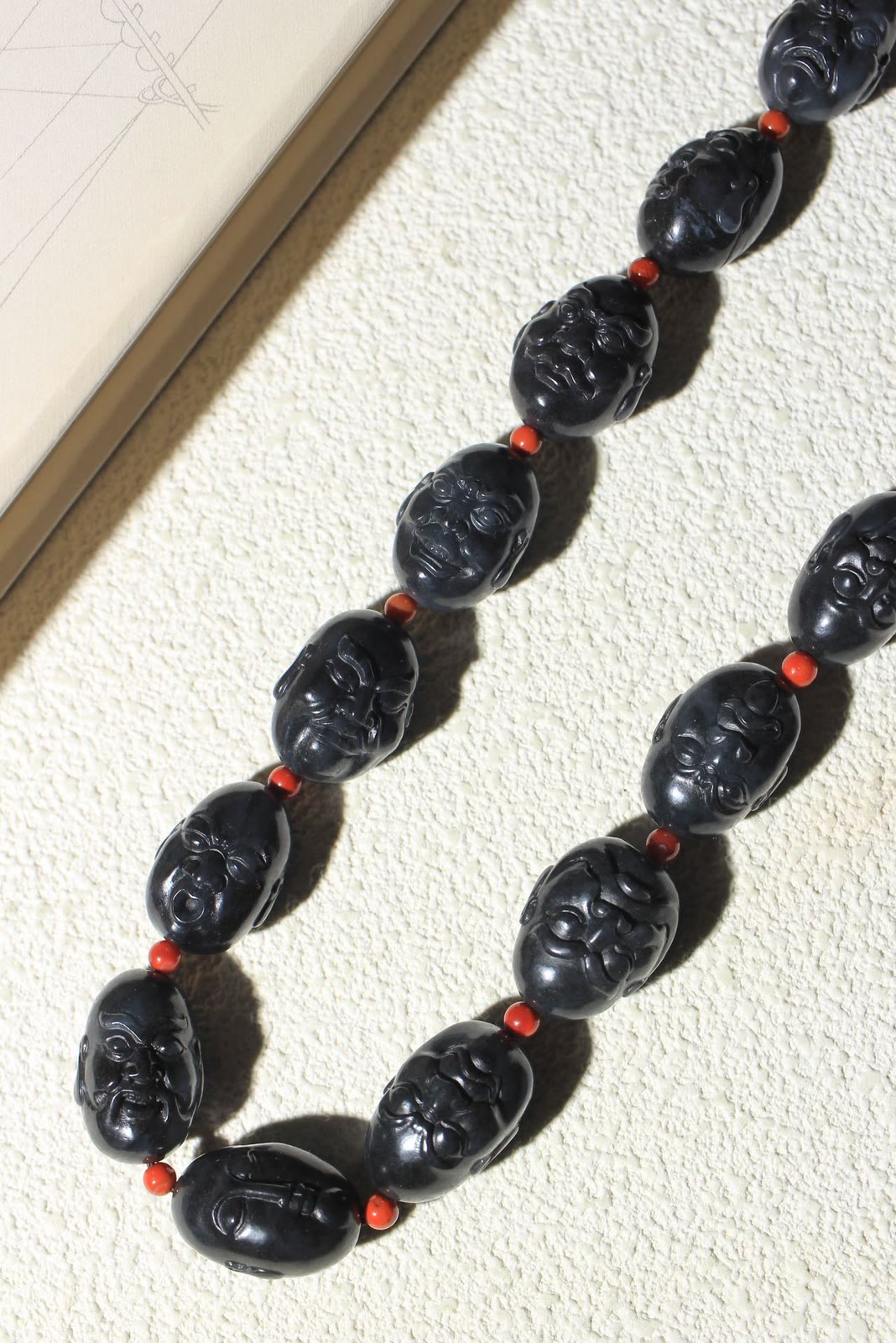 Black Jade 18 Arhat Hand-Held Bracelet