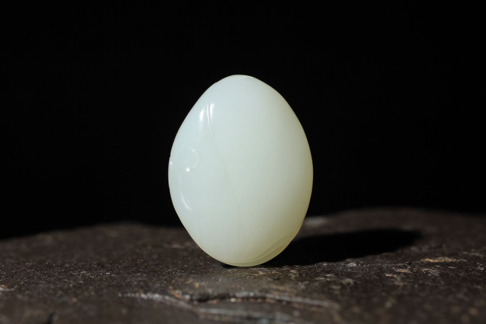 Bright White Seed Laughing Buddha Pendant